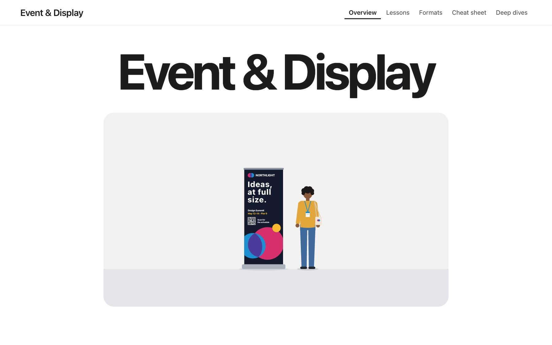 Event & Display: a pocket guide for designing banners, backdrops, booths and signs, and setting up large-format print files